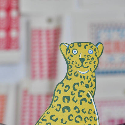 Giant Mantelpiece Menagerie Card: The Cheetah