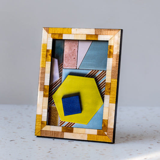 Niece Handmade Marquetry Picture Frame (4x6”)