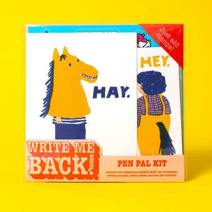 Hey Horses Letter Writing Write Me Back Pen Pal Kit