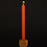 Dark Orange Danish Kiri Taper Candle (12")