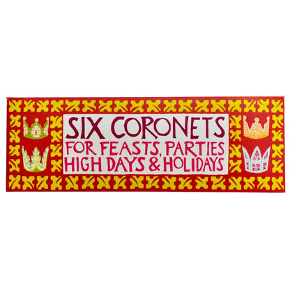 6 Paper Coronets