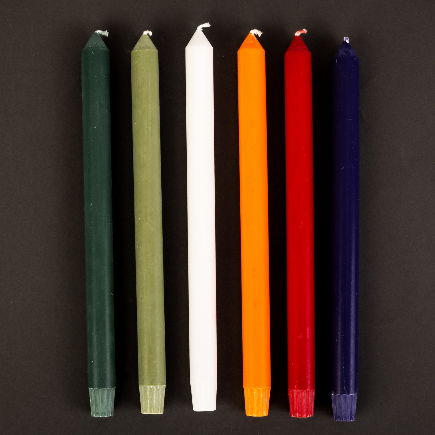 Red Danish Eco-Friendly 100% Vegetable Wax Taper Candle (12")