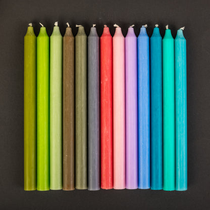 Light Pink Danish Kiri Taper Candle (12")