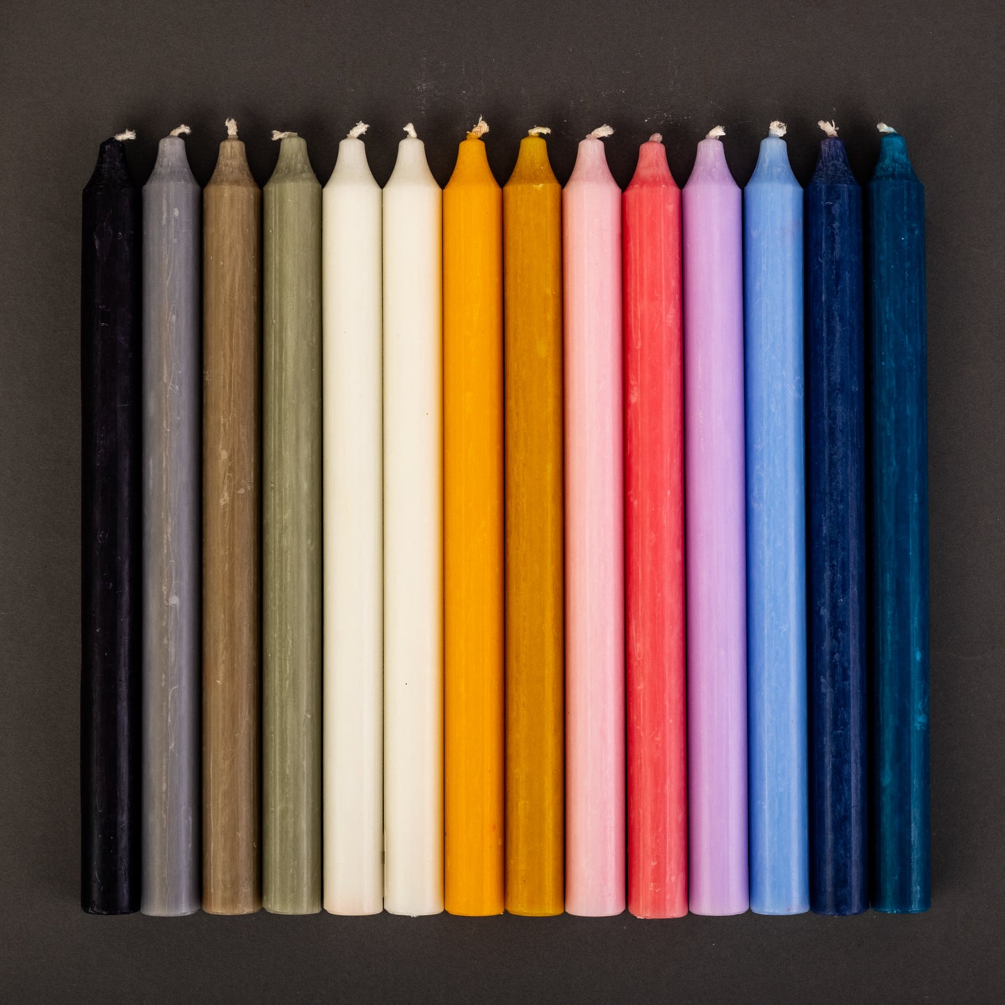 Bordeaux Danish Kiri Taper Candle (12")