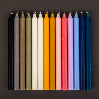 Bordeaux Danish Kiri Taper Candle (12")