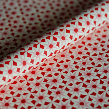 Wrapping Paper Alhambra Red And Pink