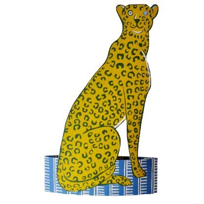 Giant Mantelpiece Menagerie Card: The Cheetah