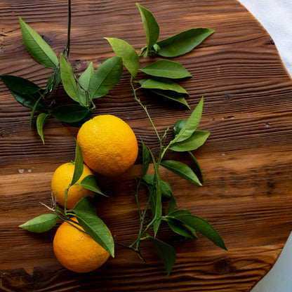 Reclaimed Wood Trivet Top Lazy Susan