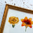 Four Spring Flowers in Gold Ornate Frame