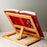 Oiled Beech Wood Folding Adjustable Book Stand