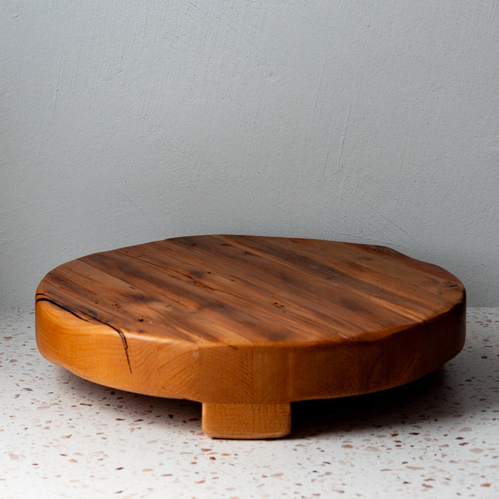 Reclaimed Wood Classic Round Trivet