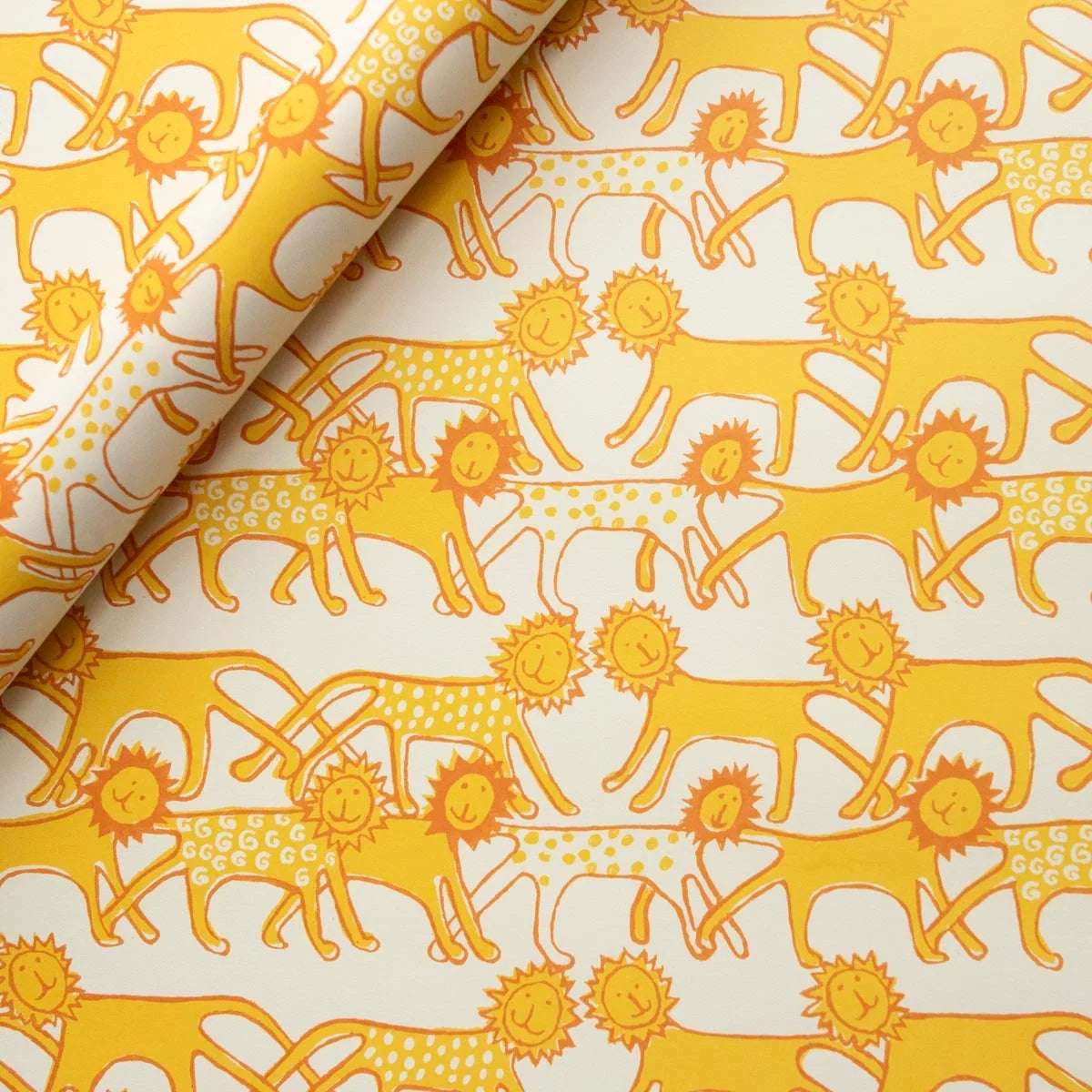 Wrapping Paper Lions