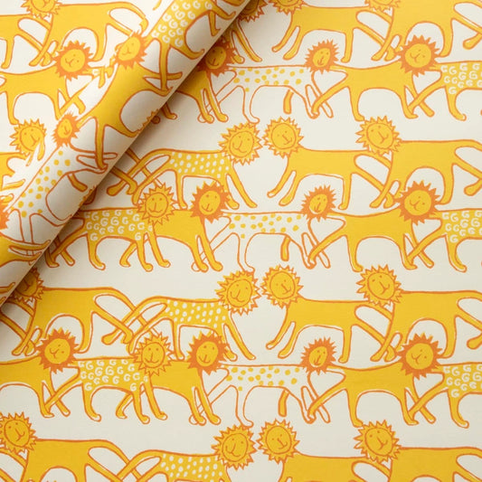 Wrapping Paper Lions