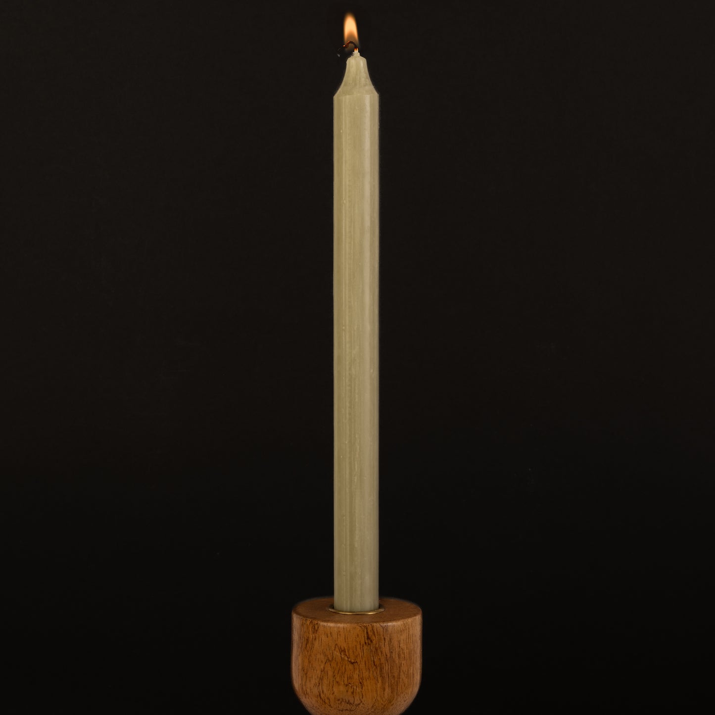 Khaki Danish Kiri Taper Candle (12")