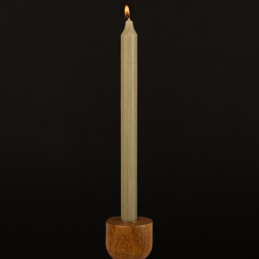 Khaki Danish Kiri Taper Candle (12")