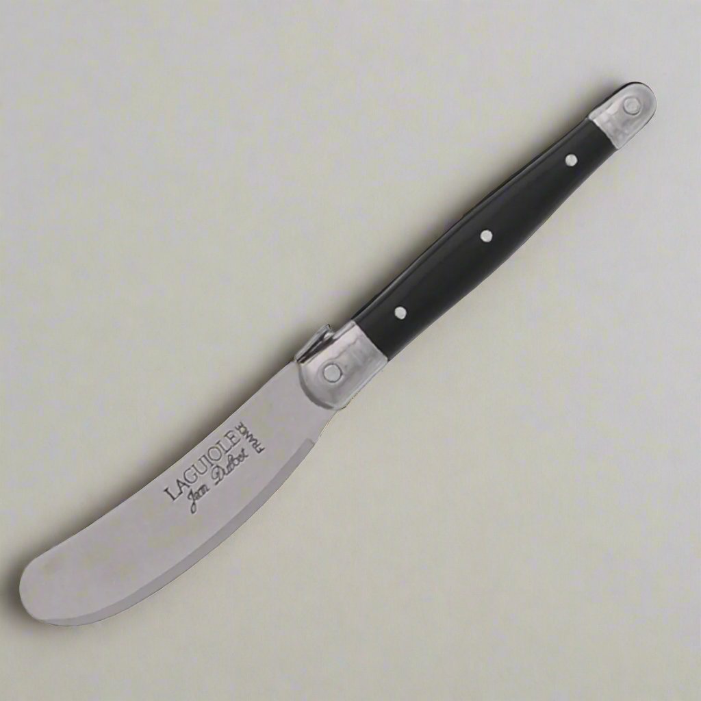 Jean Dubost 4 Black Knives Butter Spreaders