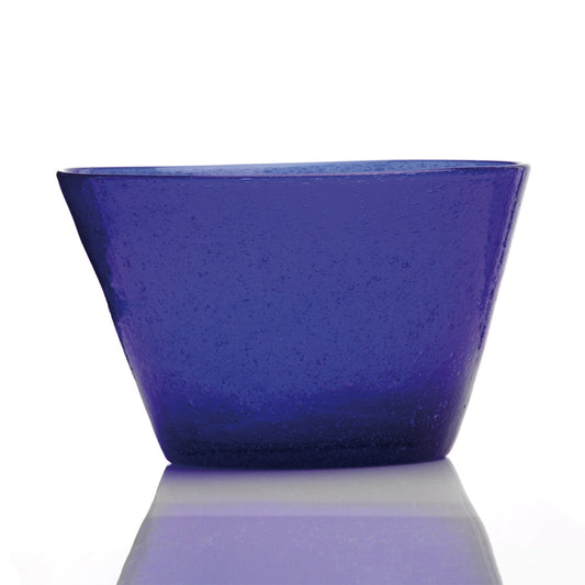 Blue Velvet Memento Glass Serving Bowl (Big)