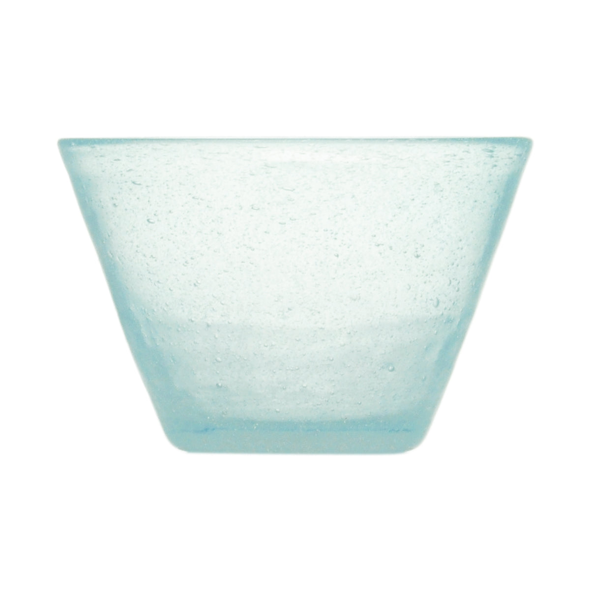 Light Blue Transparent Memento Glass Serving Bowl (Big)