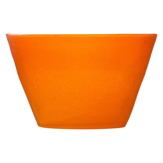 Orange Memento Glass Serving Bowl (Big) - Maison Midi
