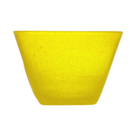 Yellow Memento Glass Serving Bowl (Big)