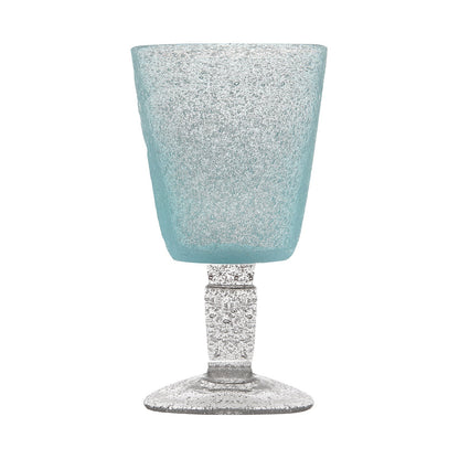 Light Blue Memento Goblet Glass