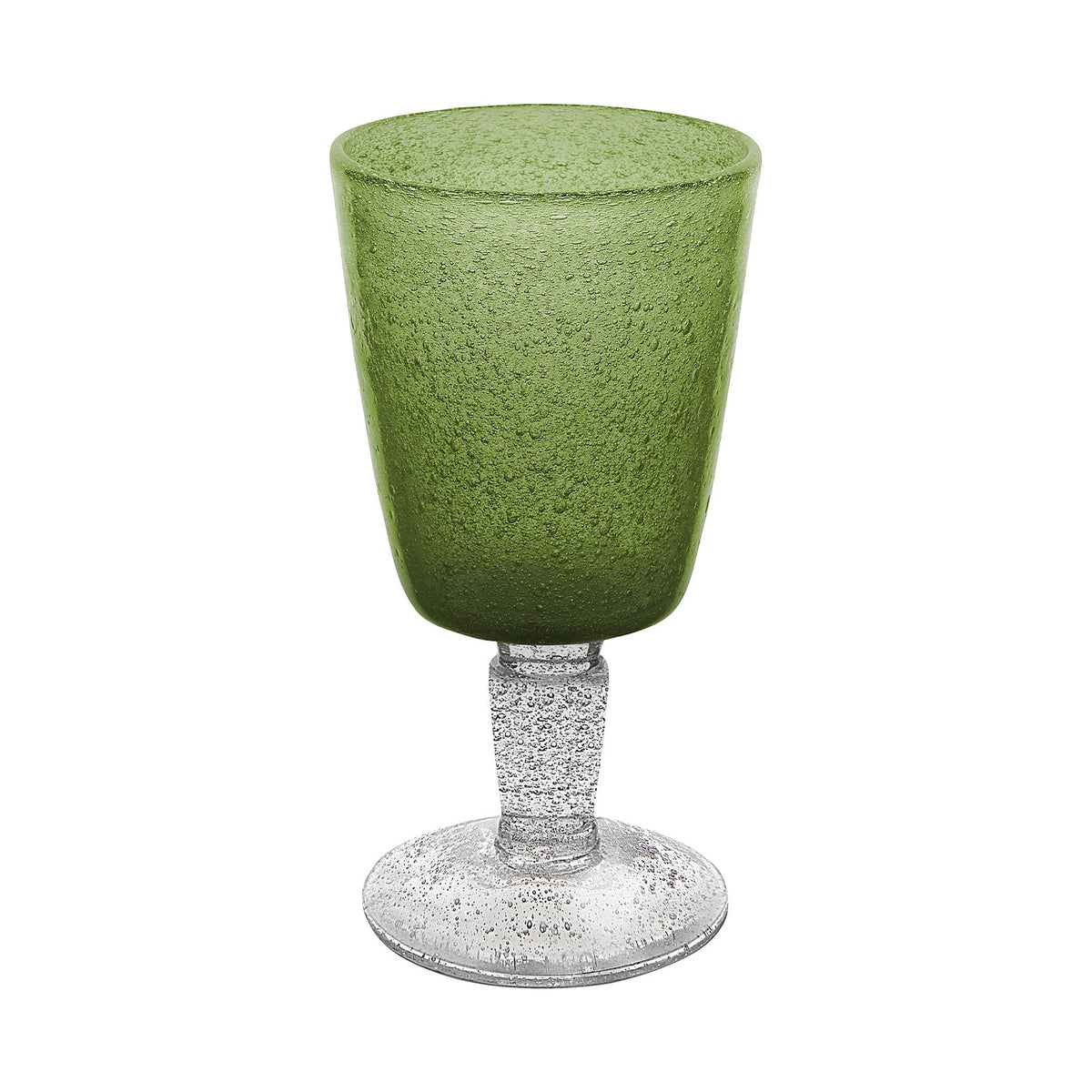 Olive Memento Goblet Glass