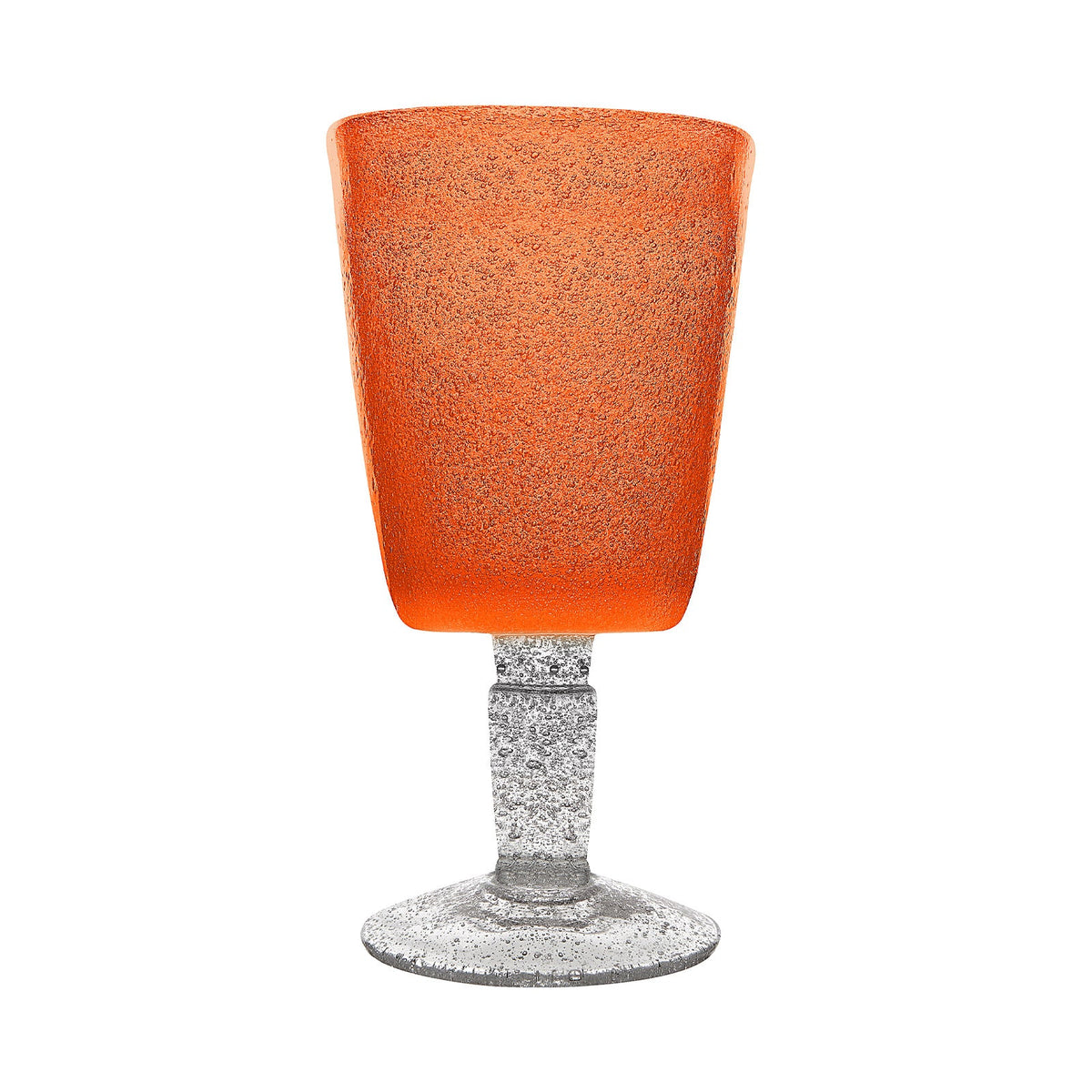 Orange Memento Goblet Glass