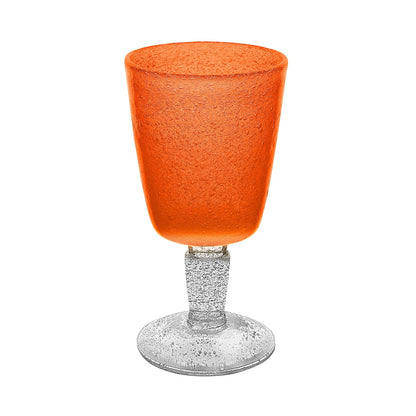 Orange Memento Goblet Glass