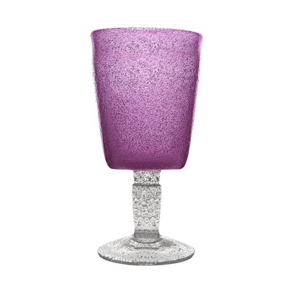 Purple Memento Goblet Glass