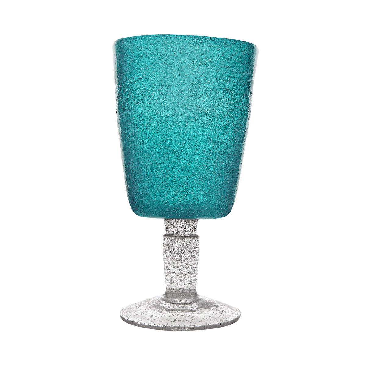 Turquoise Memento Goblet Glass