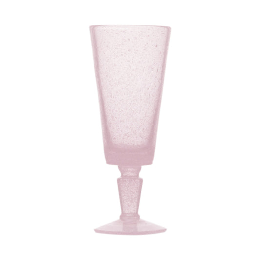 Pink Memento Flute Glass