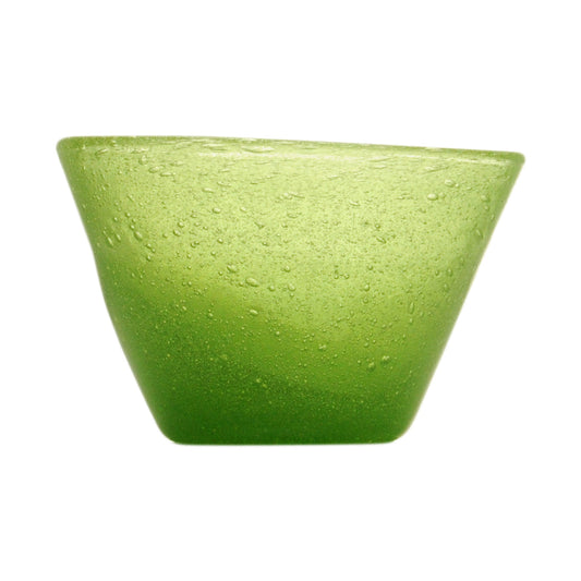 Lime Memento Glass Serving Bowl (Small)