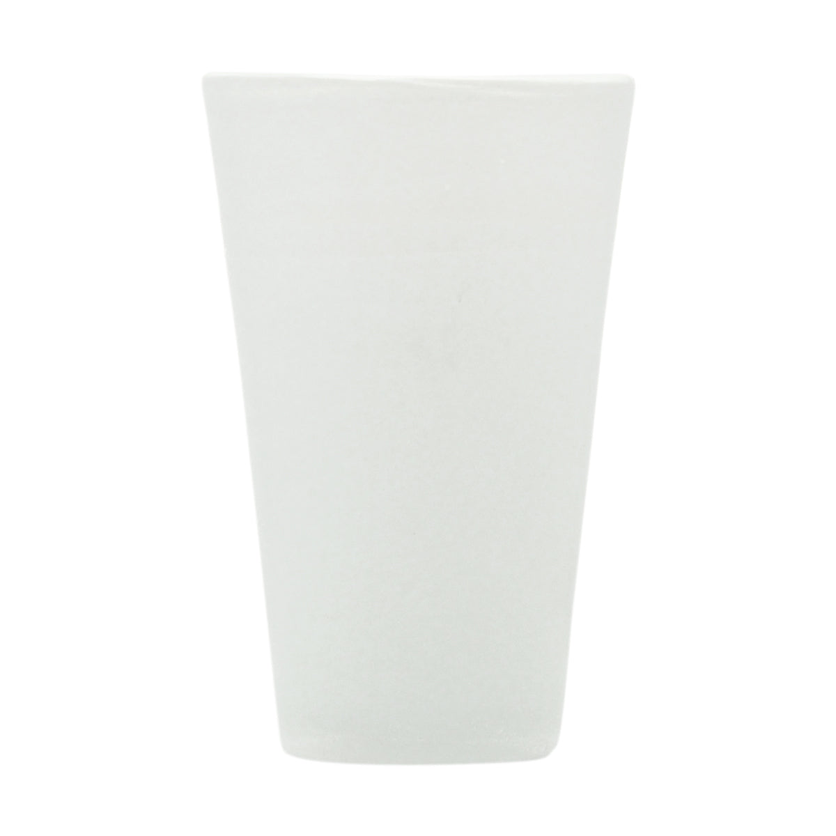 White Solid Memento Glass Highball