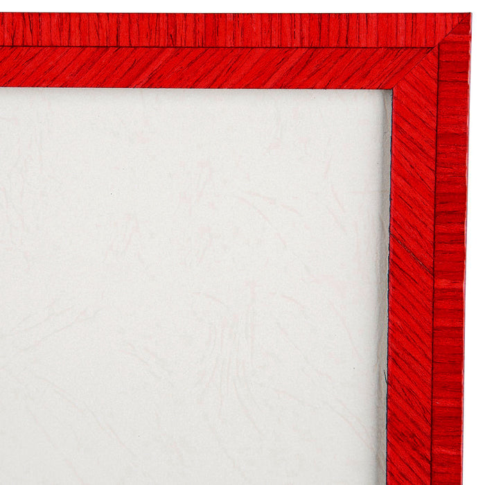 Red Biante Handmade Marquetry Picture Frame (4x6")