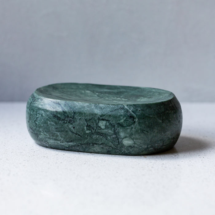 Green Marble Soap Dish