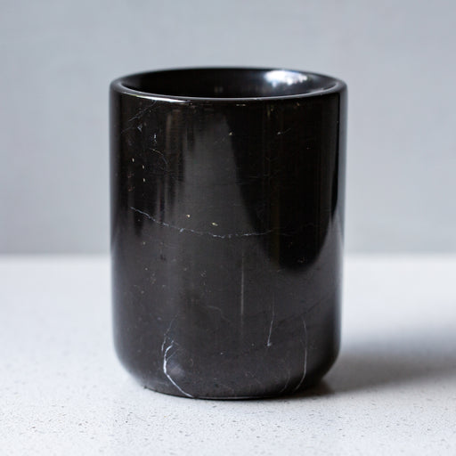 Black Marble Toothbrush Holder