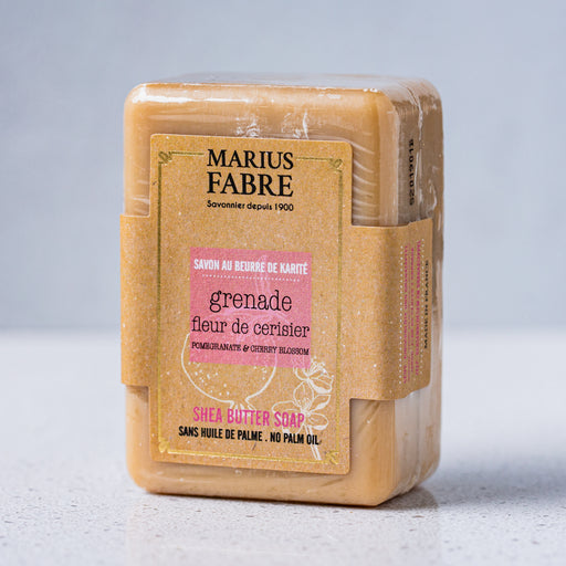 Marius Fabre Grenade / Cherry Blossom and Pomegranate Shea Butter Bar Soap 150g