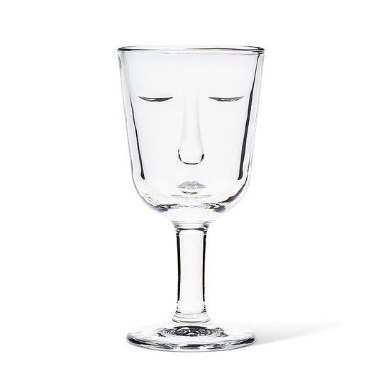 Glass Face Wine Glass (6 oz)