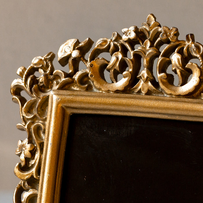 Gold Baroque Handmade Small Picture Frame (4x4”)