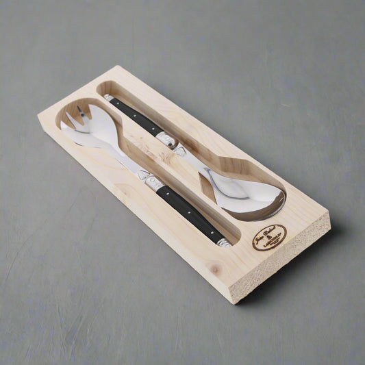 Black Laguiole Salad Servers (2 Piece)