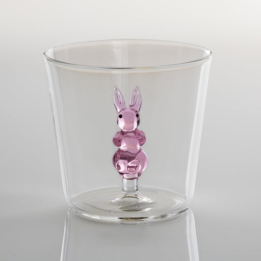 Ichendorf Milano Animal Farm Rabbit Glass Handmade Tumbler