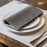 Chine Heather Grey Paper Napkins (8")