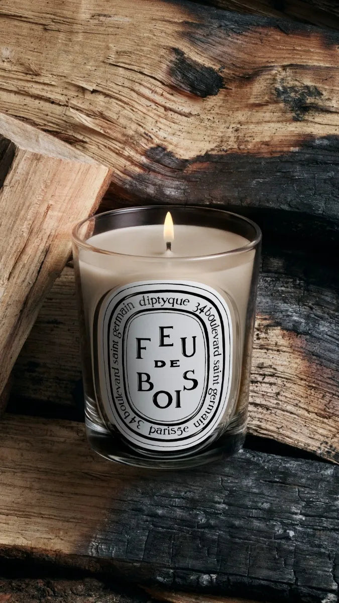 Feu de Bois (Wood Fire) - Classic Candle by Diptyque - lifestyle view