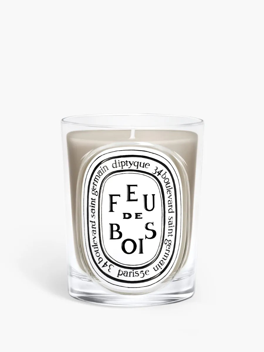 Feu de Bois (Wood Fire) - Classic Candle by Diptyque - front view