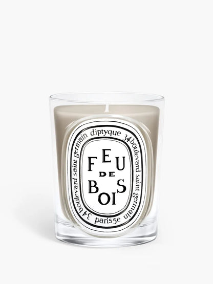 Feu de Bois (Wood Fire) - Classic Candle by Diptyque - front view