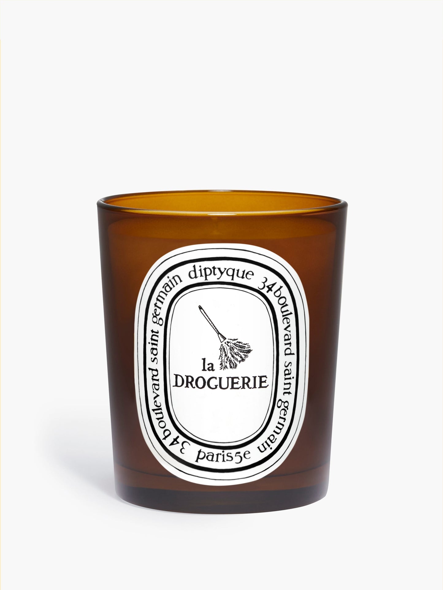 La Droguerie - Odor Removing Candle with Basil by Diptyque - front view