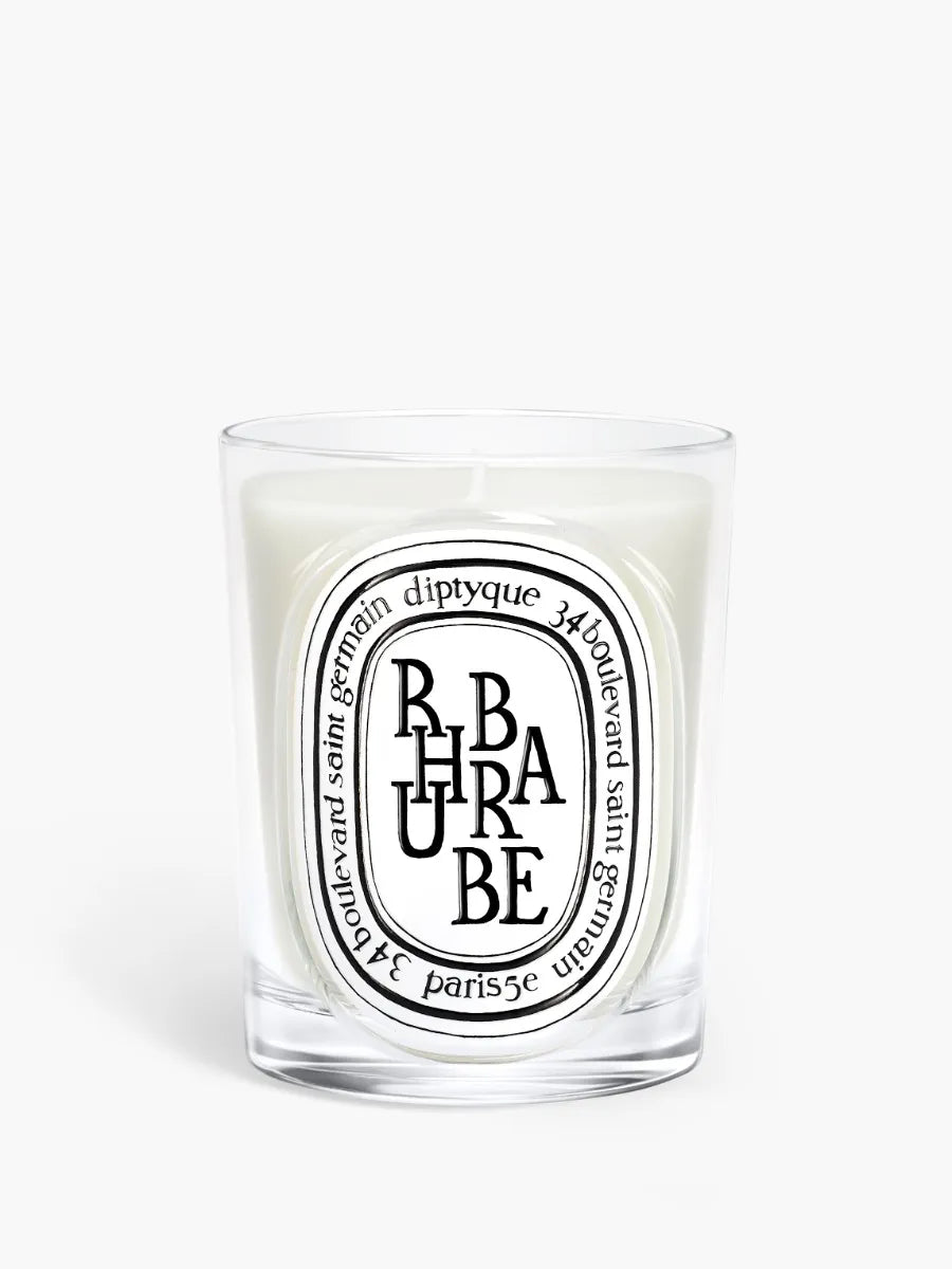 Rhubarbe (Rhubarb) - Classic Candle by Diptyque - front view