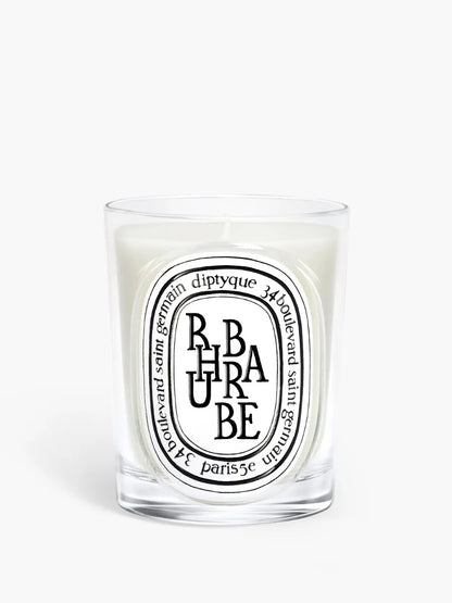 Rhubarbe (Rhubarb) - Classic Candle by Diptyque - front view