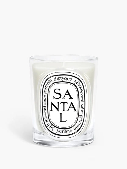 Santal (Sandalwood) - Classic Candle by Diptyque - front view