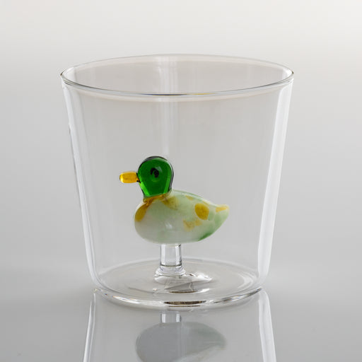 Ichendorf Milano Animal Farm Duck Glass Handmade Tumbler